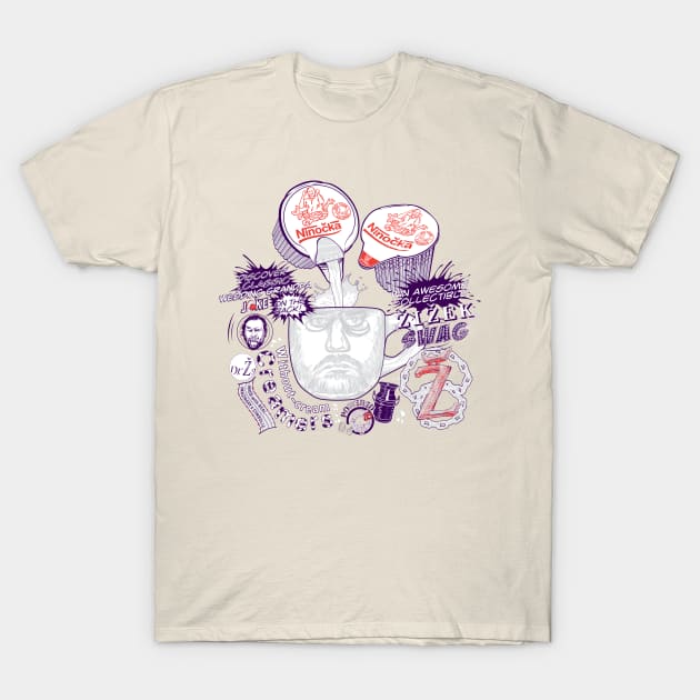 Zizek's Without-cream Creamer T-Shirt by Sub-Zero Shirt Art